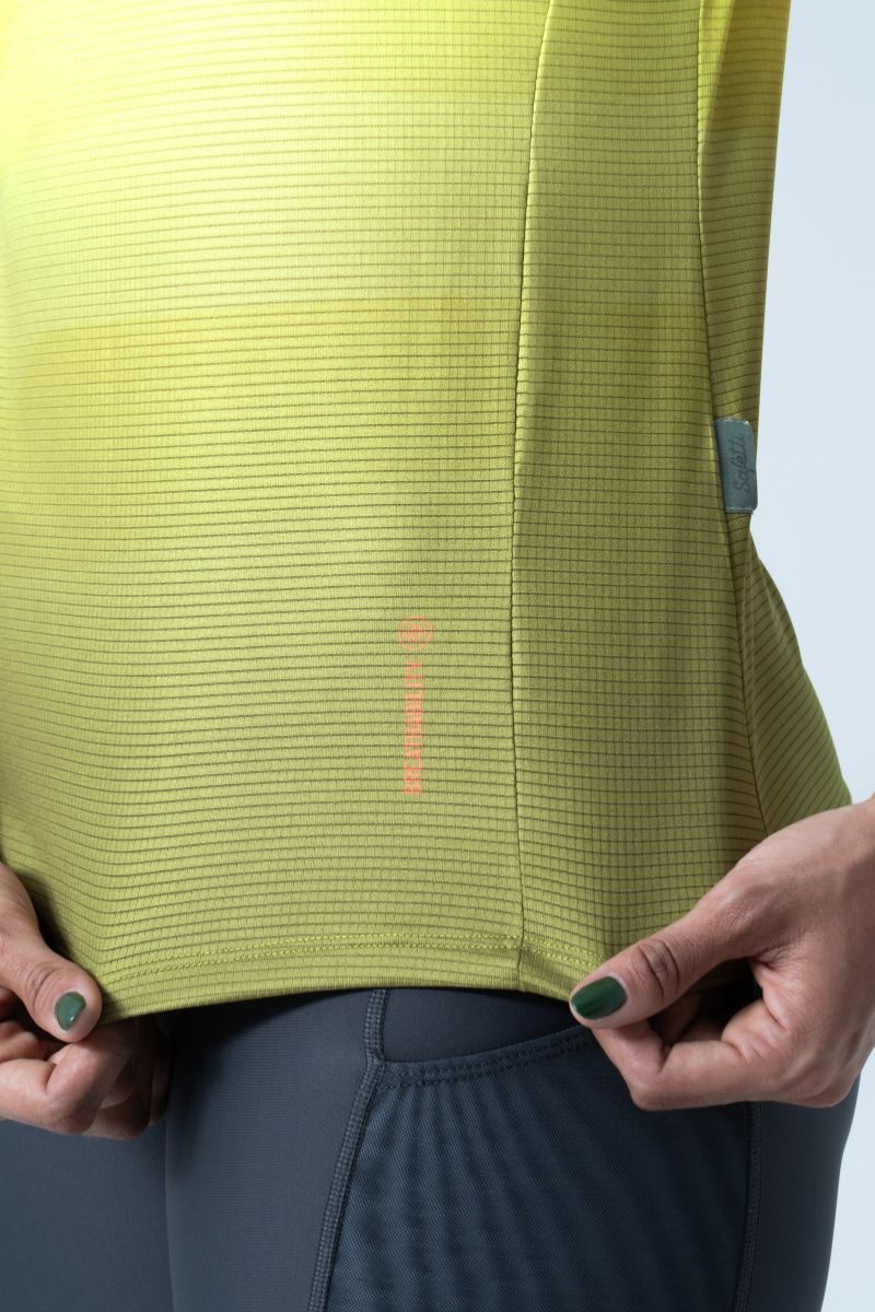 Safetti Camiseta Corrida Fem Cadence Lime