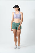 Short de Corrida Feminino Venturi Light Pistachio
