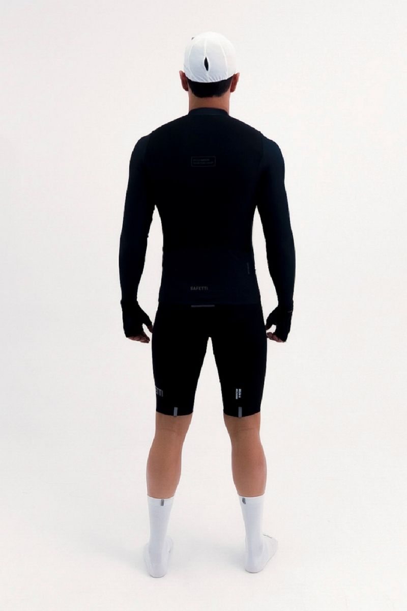 Jersey Manga Longa Masculino Latitude Nero