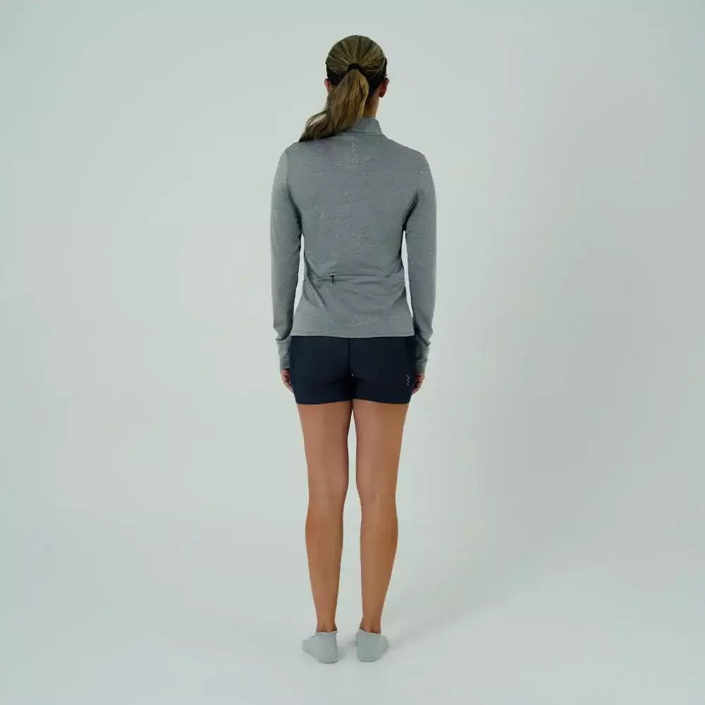 Safetti Camiseta ML Corrida Fem ACTIVE Cinza