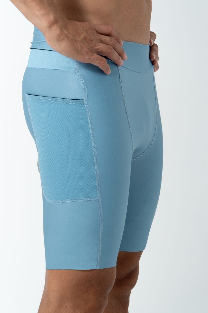 Safetti Bermuda de Corrida Masc Titán 2.0 Azul Polvo