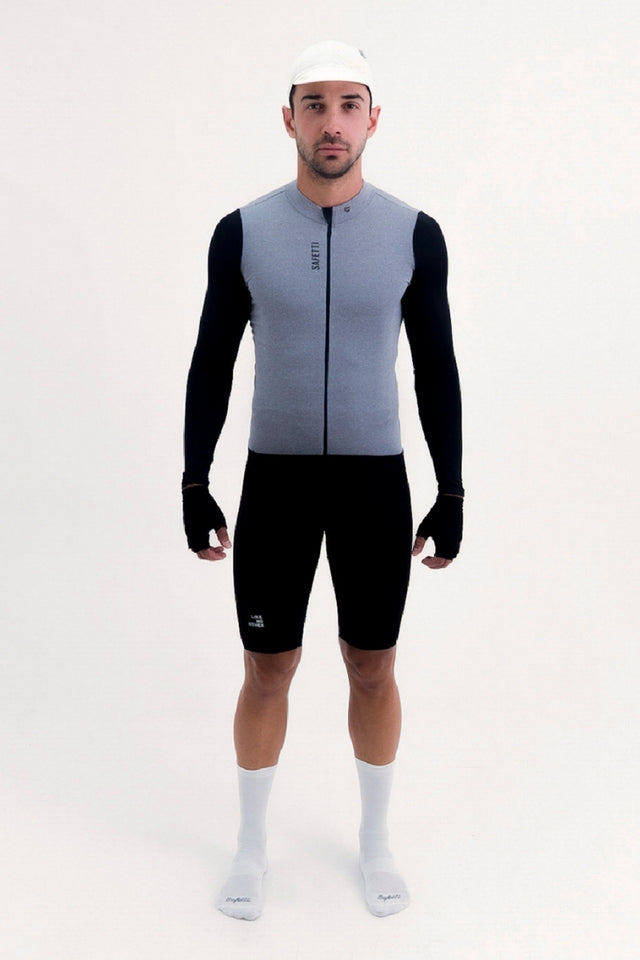 Jersey Manga Longa Masculino Climate Gris