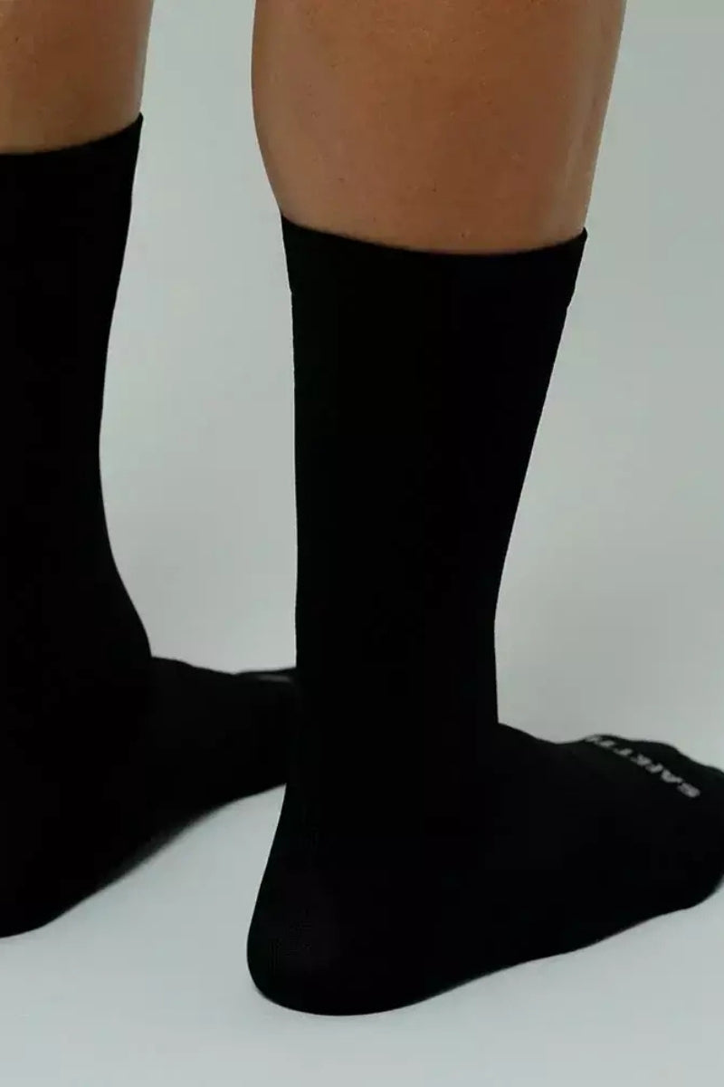 Meia Unissex 8" Preta